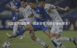 世界杯2026是哪个国家东道主,当足球跨越国界：国家荣誉还是全球化样本？
