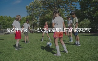 德乙升降级制度是怎么样的?一场关乎荣耀与生存的"数字游戏"