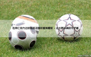 拜仁慕尼黑的法国印记：那些在德甲豪门留下足迹的法国球星有哪些？