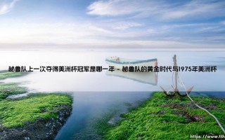秘鲁队上一次夺得美洲杯冠军：南美足球的辉煌记忆