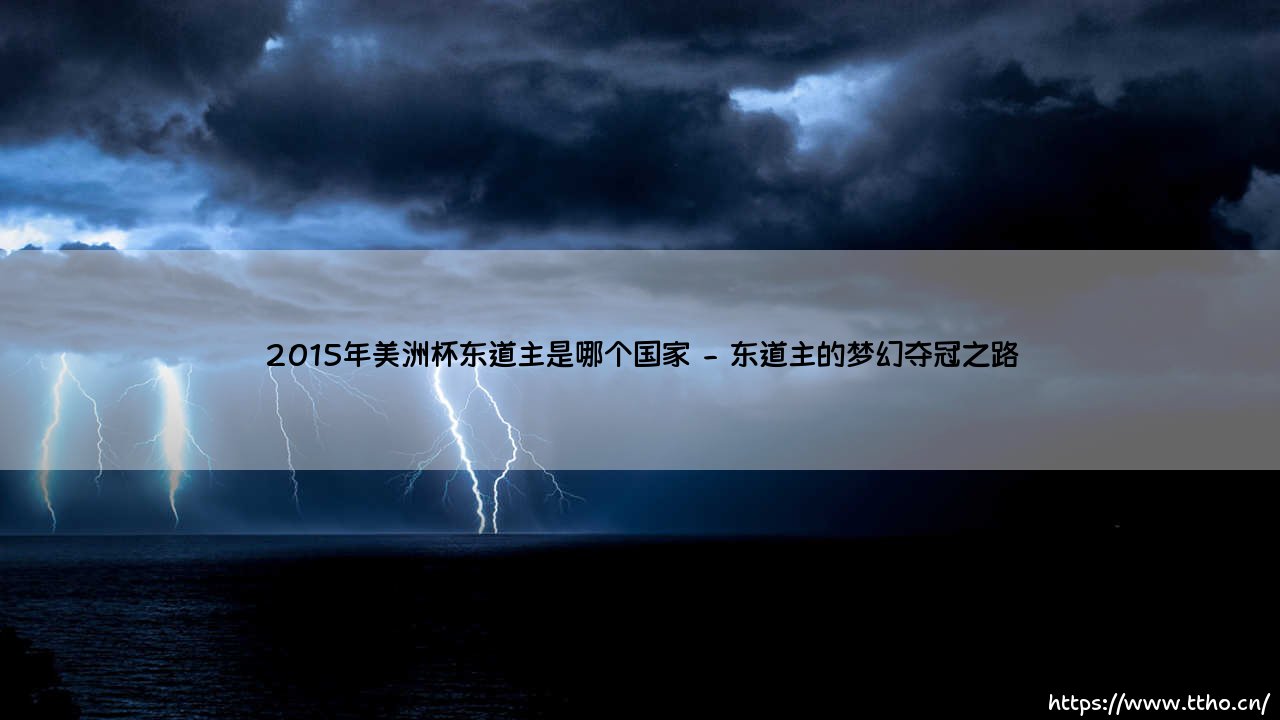 2015年美洲杯:2015年美洲杯东道主智利的足球盛宴之旅-第2张图片-天体号 2015年美洲杯:2015年美洲杯东道主智利的足球盛宴之旅-第2张图片-天体号