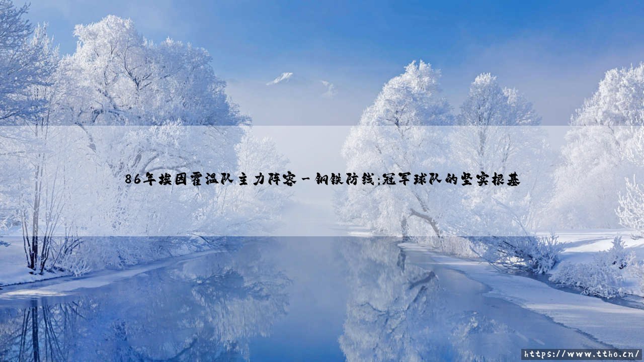 1986年埃因霍温队主力阵容:荷兰足球黄金一代的崛起之路-第3张图片-天体号 1986年埃因霍温队主力阵容:荷兰足球黄金一代的崛起之路-第3张图片-天体号