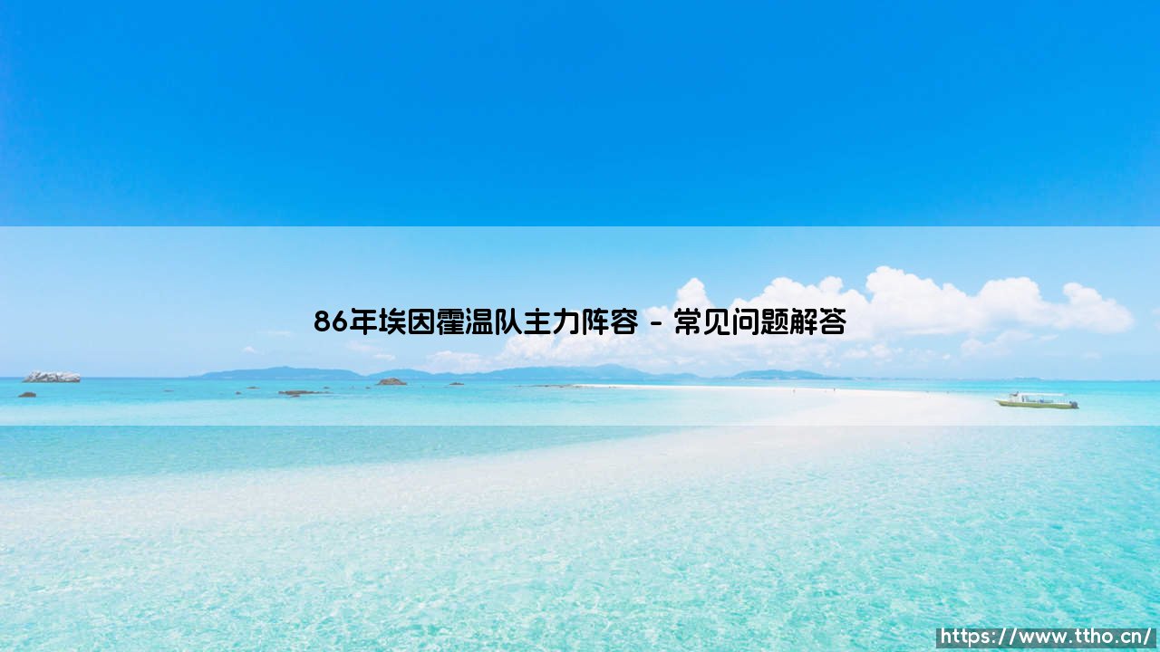 1986年埃因霍温队主力阵容：荷兰足球黄金一代的崛起之路-第4张图片-天体号