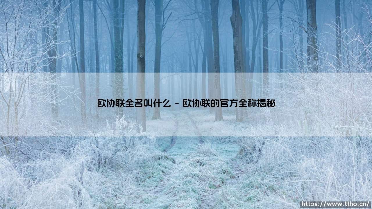 欧协联全名叫什么?带你深入了解这项新兴欧洲赛事-第1张图片-天体号 欧协联全名叫什么?带你深入了解这项新兴欧洲赛事-第1张图片-天体号