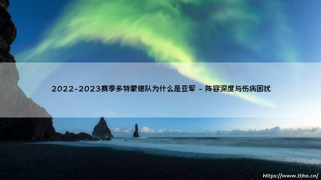 2022-2023赛季多特蒙德队为什么是亚军？一场令人心碎的德甲冠军争夺战-第2张图片-天体号