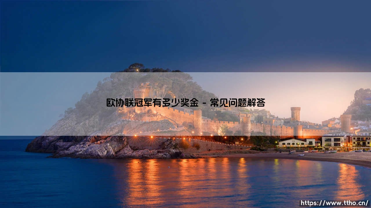 欧协联冠军奖金揭秘：这笔钱到底值不值得豪门拼命？-第4张图片-天体号
