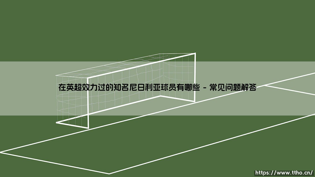 在英超效力过的知名尼日利亚球员有哪些？英超赛场上的知名尼日利亚球星-第4张图片-天体号