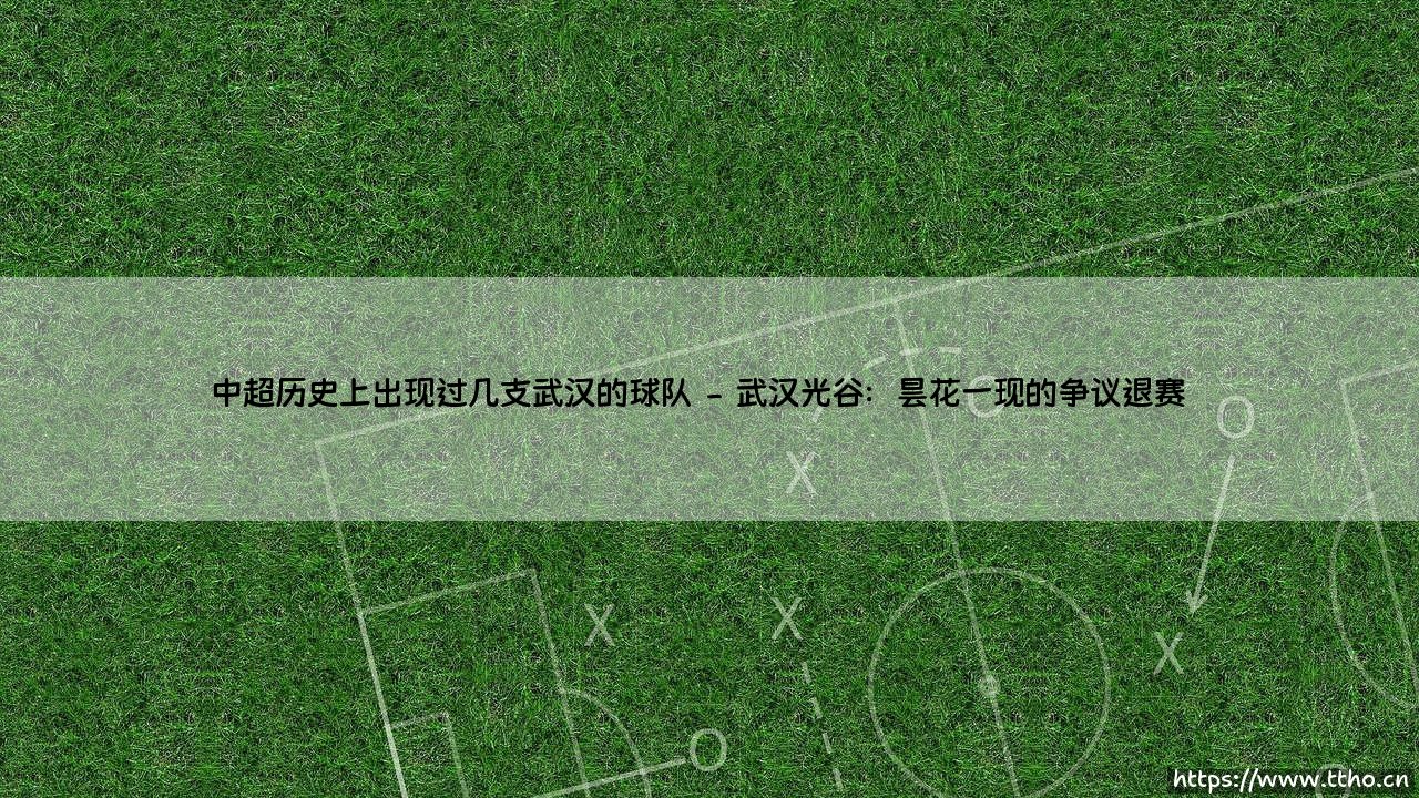 中超历史上出现过几支武汉的球队完整指南-第2张图片-天体号