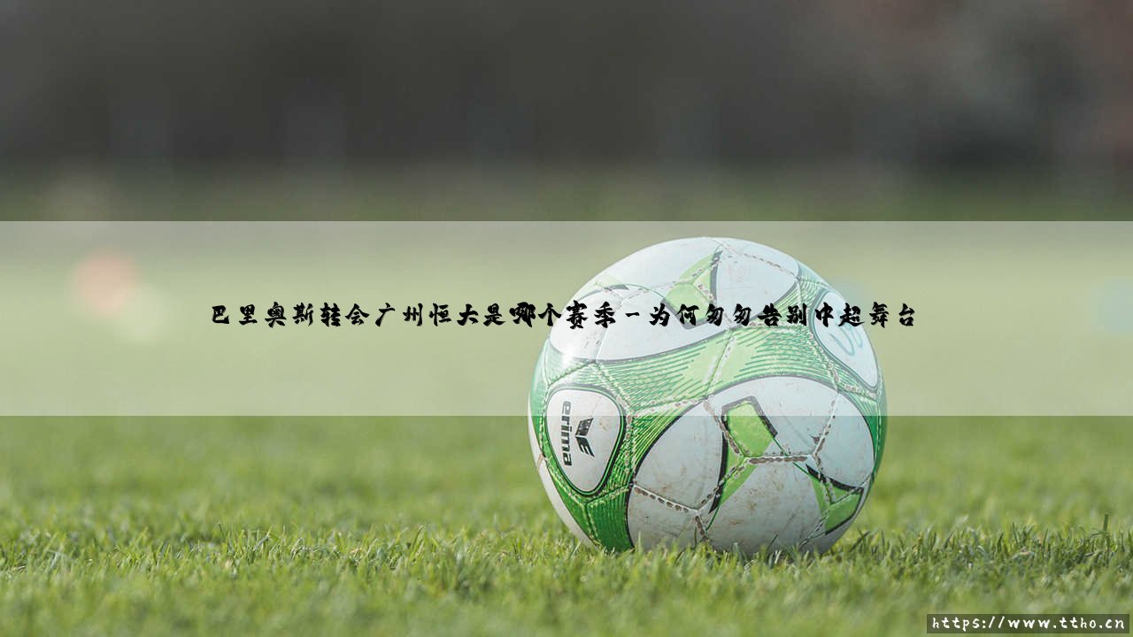巴里奥斯转会广州恒大是哪个赛季？探寻南美神锋的中超传奇之旅：巴里奥斯「恒大时代」全回顾-第3张图片-天体号