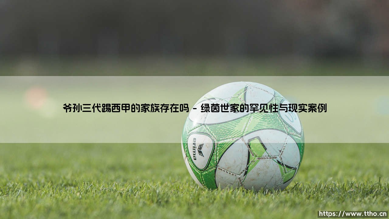 爷孙三代踢西甲的家族存在吗?绿茵血脉的传承与挑战-第1张图片-天体号 爷孙三代踢西甲的家族存在吗?绿茵血脉的传承与挑战-第1张图片-天体号