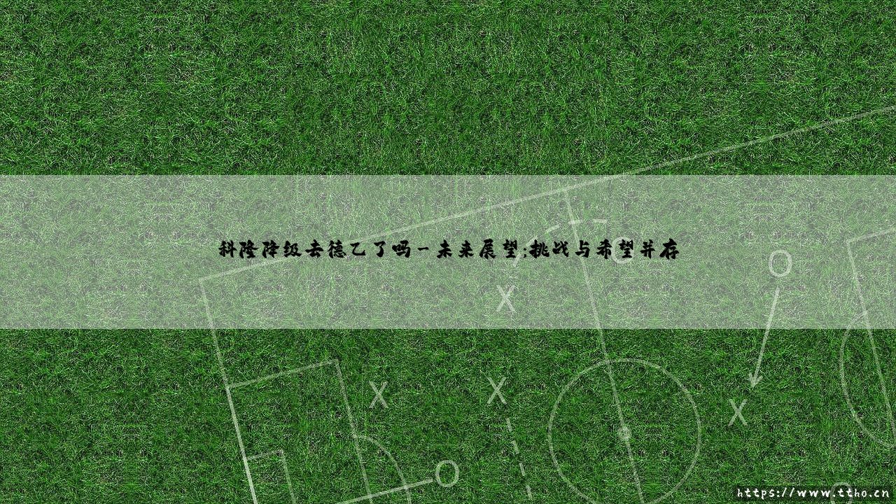 科隆降级去德乙了吗?悬念与现实的深度剖析-第3张图片-天体号 科隆降级去德乙了吗?悬念与现实的深度剖析-第3张图片-天体号