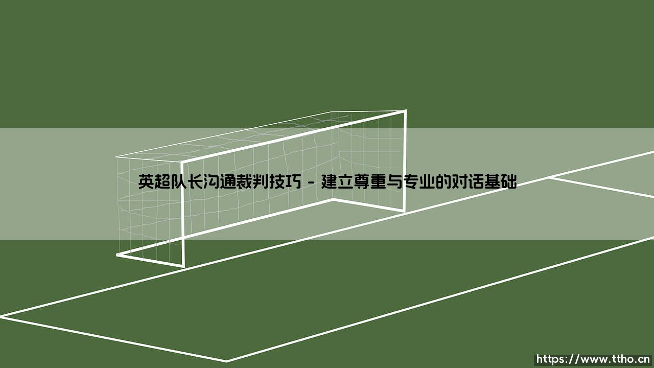 英超队长沟通裁判技巧：掌握关键对话，引领赛场胜负的艺术-第1张图片-天体号