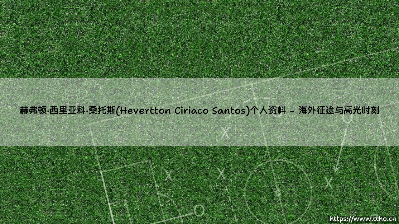 赫弗顿·西里亚科·桑托斯个人资料:从球场到退役生活的转型之路-第2张图片-天体号 赫弗顿·西里亚科·桑托斯个人资料:从球场到退役生活的转型之路-第2张图片-天体号
