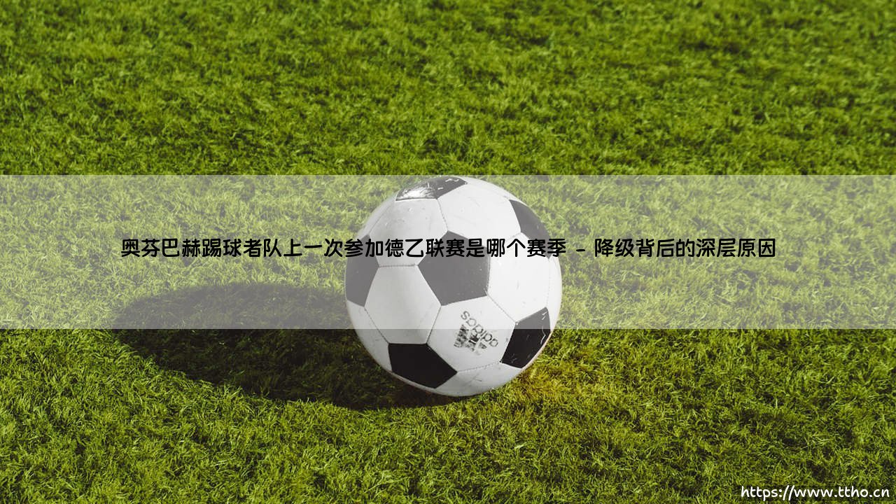 奥芬巴赫踢球者队上一次参加德乙联赛是哪个赛季(足球新鲜事)-第2张图片-天体号